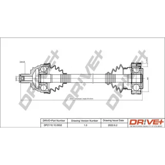 Arbre de transmission Dr!ve+