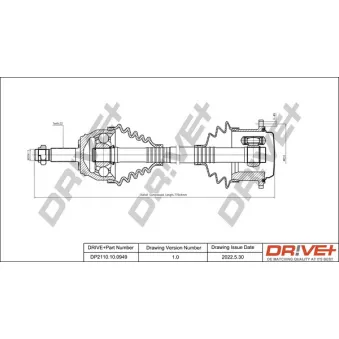 Arbre de transmission Dr!ve+