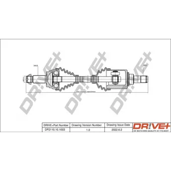Arbre de transmission Dr!ve+