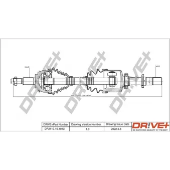 Arbre de transmission Dr!ve+ DP2110.10.1013