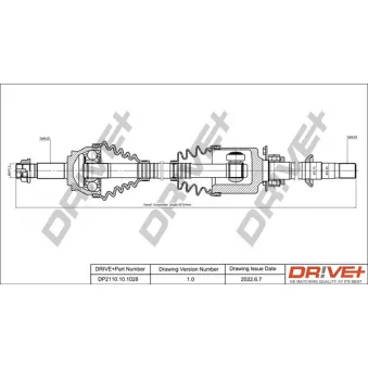 Arbre de transmission Dr!ve+