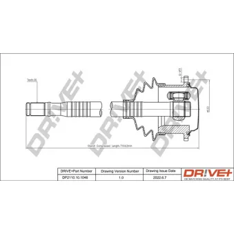 Arbre de transmission Dr!ve+ DP2110.10.1046