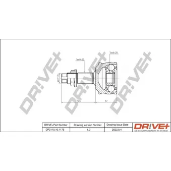 Embout de cardan avant (kit de réparation) Dr!ve+ DP2110.10.1175