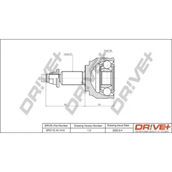 Embout de cardan avant (kit de réparation) Dr!ve+