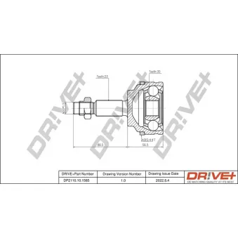 Embout de cardan avant (kit de réparation) Dr!ve+ DP2110.10.1585