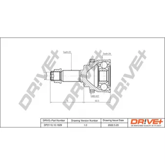 Embout de cardan avant (kit de réparation) Dr!ve+ DP2110.10.1629