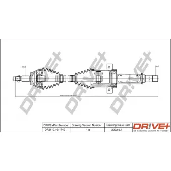 Arbre de transmission Dr!ve+