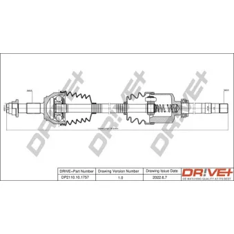 Arbre de transmission Dr!ve+ DP2110.10.1757