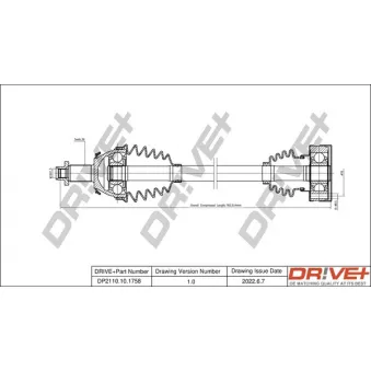 Arbre de transmission Dr!ve+