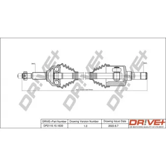 Arbre de transmission Dr!ve+ DP2110.10.1830