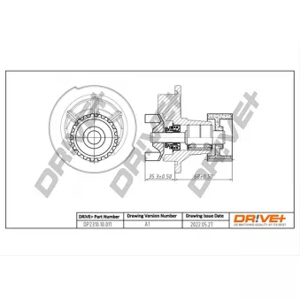 Pompe à eau, refroidissement du moteur Dr!ve+ DP2310.10.011