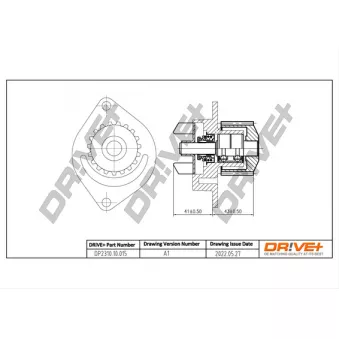 Pompe à eau, refroidissement du moteur Dr!ve+ DP2310.10.015