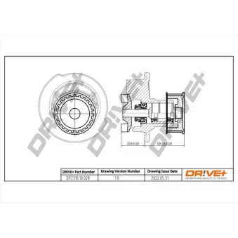 Pompe à eau, refroidissement du moteur Dr!ve+ DP2310.10.028
