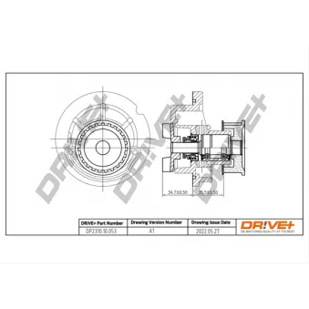 Pompe à eau, refroidissement du moteur Dr!ve+ DP2310.10.053