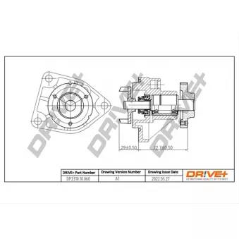 Pompe à eau, refroidissement du moteur Dr!ve+ DP2310.10.060