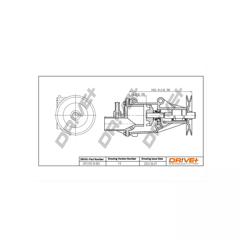 Pompe à eau, refroidissement du moteur Dr!ve+ DP2310.10.082