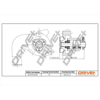 Pompe à eau, refroidissement du moteur Dr!ve+ DP2310.10.087