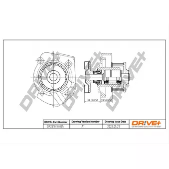 Pompe à eau, refroidissement du moteur Dr!ve+ DP2310.10.095