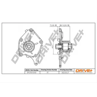 Pompe à eau, refroidissement du moteur Dr!ve+ DP2310.10.102
