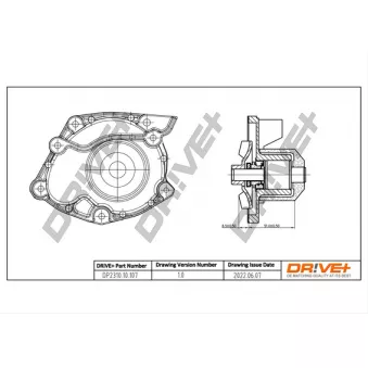 Pompe à eau, refroidissement du moteur Dr!ve+ DP2310.10.107