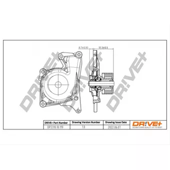 Pompe à eau, refroidissement du moteur Dr!ve+ DP2310.10.119