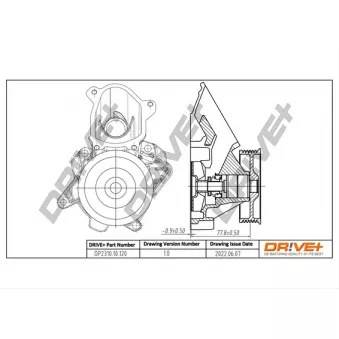 Pompe à eau, refroidissement du moteur Dr!ve+ DP2310.10.120