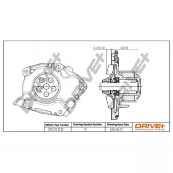 Pompe à eau, refroidissement du moteur Dr!ve+ DP2310.10.121