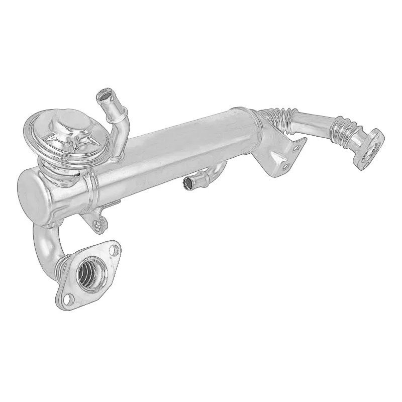Radiateur, réaspiration des gaz d'échappement OE 504178568