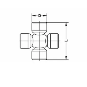 Joint, arbre longitudinal GKN