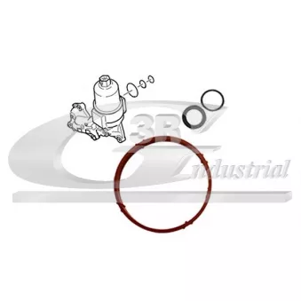 Kit de joints, radiateur d'huile 3RG 86279