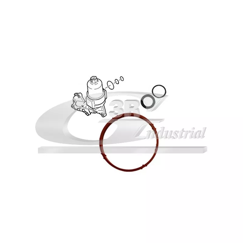 Kit de joints, radiateur d'huile 3RG 86279