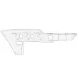 Fixation du pare-chocs OE 1T0807375C - Visuel 2