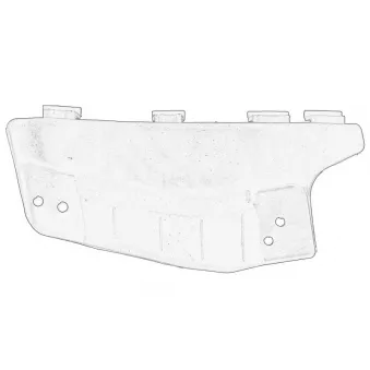 Fixation du pare-chocs OE 865521J050