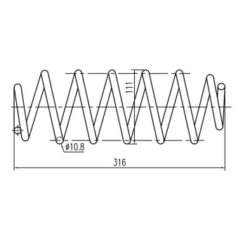 Ressort de suspension OPEN PARTS CSR9066.02
