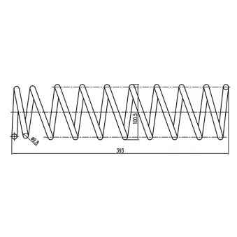 Ressort de suspension OPEN PARTS CSR9211.02