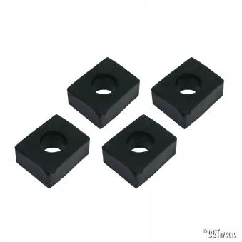 Caoutchoucs entre carrosserie et châssis, 17mm YOUNG PARTS 0704-2