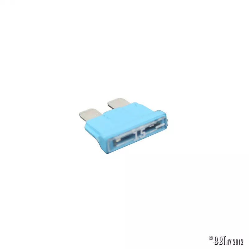 Fusible plat 15A (bleu clair) YOUNG PARTS 0662-115