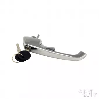 Poignée porte avec clefs, chrome, A l'unité YOUNG PARTS 0427-2