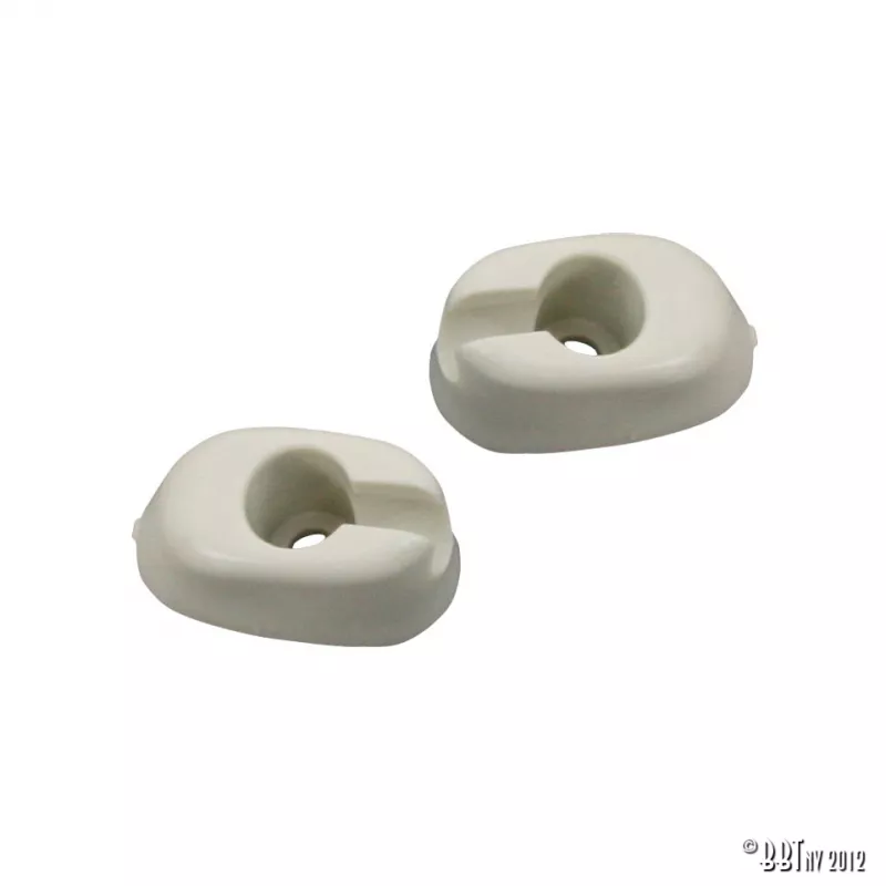 Clips pare-soleil blanc (pair) YOUNG PARTS 0557-2