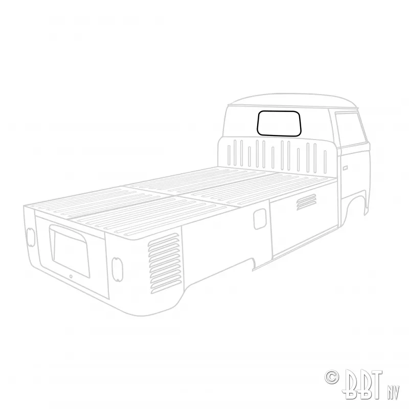 Joint vitre arrière, Pick up, A l'unité YOUNG PARTS 7408