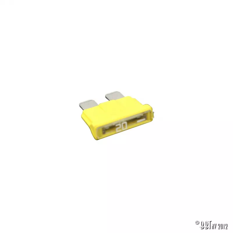 Fusible plat 20A (jaune) YOUNG PARTS 0662-120