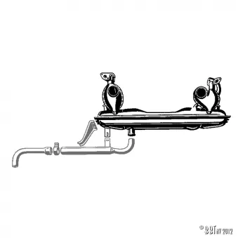 Echappement (avec Tüv) YOUNG PARTS 1060-01