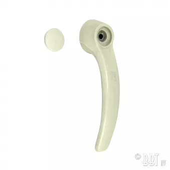 Poignée porte coulissante avec capuchon, beige argent, A l'unité YOUNG PARTS 0524-560