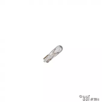 Ampoule à douille baïonette tableau de bord, 12V 1.2W YOUNG PARTS 0661-33
