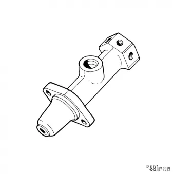 Maître cylindre 17 mm simple circuit YOUNG PARTS 1201