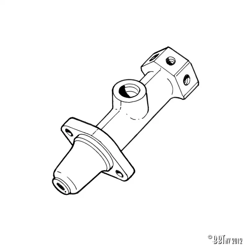 Maître cylindre 17 mm simple circuit YOUNG PARTS 1201