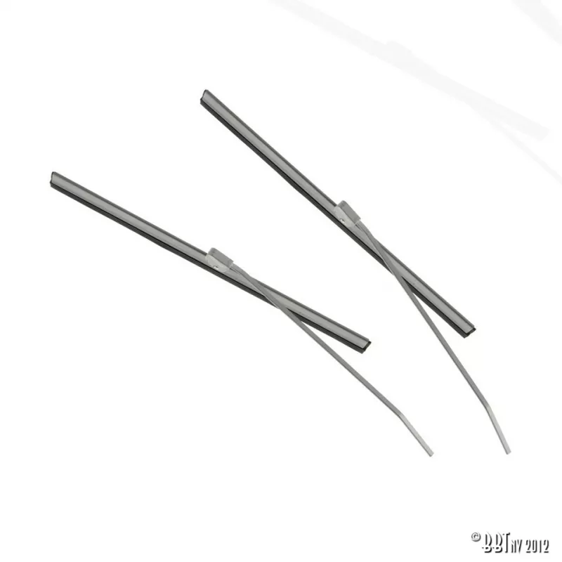 Balais essuie-glaces + bras, gris, paire, 24.50cm YOUNG PARTS 2428