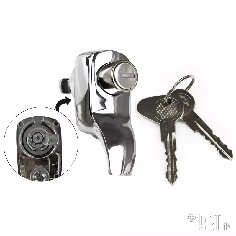 Serrure capot arrière - Chromé TQ YOUNG PARTS 0429-505