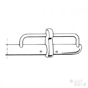 Pare-chocs, Export (USA) arrière YOUNG PARTS 0011-2