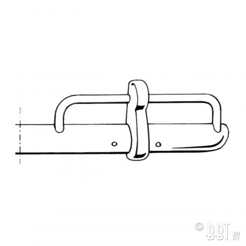 Pare-chocs, Export (USA) arrière YOUNG PARTS 0011-2